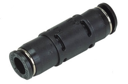 [EQU-4] 4mm - 6mm Union Straight Open-Air-Schnellentlüftungsventil