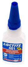 [401-020-LOCTITE] Loctite Adhesivo Instantáneo 20ml Transparente 3-11s Tiempo De Curado Metales, Plásticos Y Superficies De Caucho