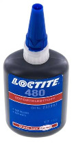 [480-100-LOCTITE] Loctite Adhesivo Instantáneo 100ml Negro 20-50s Tiempo de Curado Superficies de Metal, Plástico y Caucho