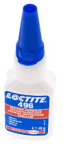 [496-020-LOCTITE] Loctite Adhesivo Instantáneo 20ml Transparente 20-60s Tiempo De Curado Metales, Plásticos Y Superficies De Caucho