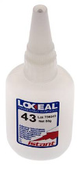 [43-050-LOXEAL] Loxeal Instant Adhesive 50ml Transparent 4-8s Curing Time Universal Surfaces