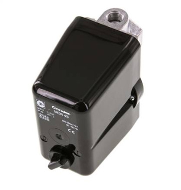 [MDR-4S-11-K] 4 to 11bar Compressor Pressure Switch 1xG1/2'' 1xG1/4'' 230VAC | MDR-4S-11-K