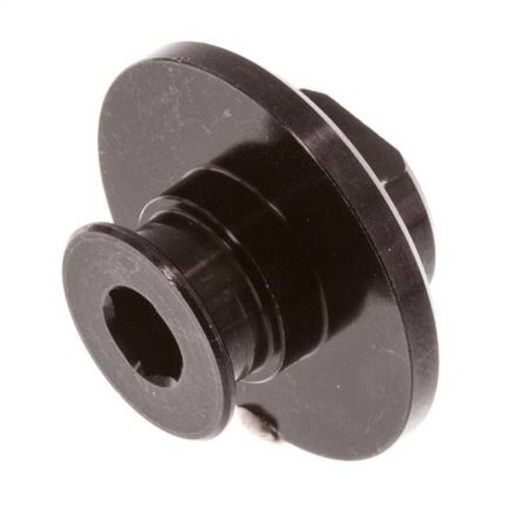 [FL1-F-A-018G-6P3] G 1/8'' Female Aluminum Vacuum Zuignap Fitting DN 6.3 SW 6