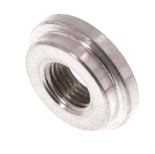 [FL1-F-A-018G-8P5] G 1/8'' Female Aluminum Suction Cup Nozzle DN 8.5 Ø 21