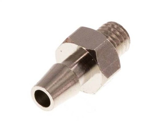 [FL1-M-A-M5-2P8] M5 Male Aluminum Suction Cup Nozzle DN 2.8 SW 8