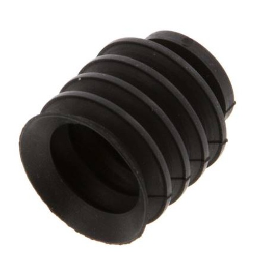 [SCL-B-20-16-C] 20mm Bellows CR Black Vacuum Suction Cup Stroke 16mm