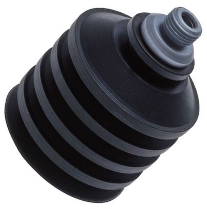 [SCL-B-50-30-C-M-018] 50mm Bellows CR Black Vacuum Suction Cup G 1/8 inch Stroke 30mm