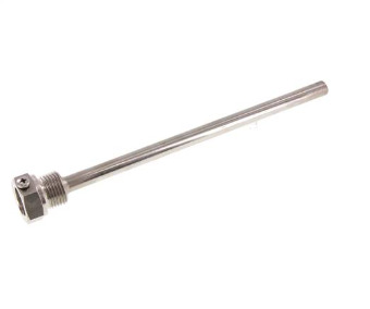 [TWALSH-G-012-200] Stainless Steel G 1/2 Inch Bolt Fix Thermowell for 200mm Stem Max 600°C and 25 Bars