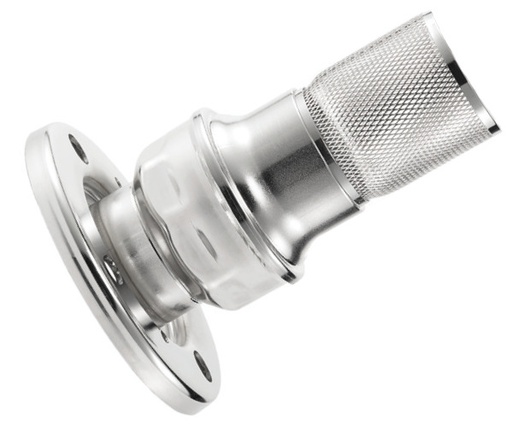 [900365F] Brida DN65 Acero Inoxidable 316 Válvula De Pie FKM 0,03bar/0,44psi